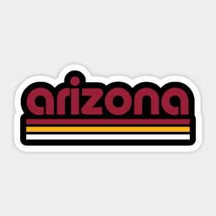 Retro Arizona Stripes Sticker